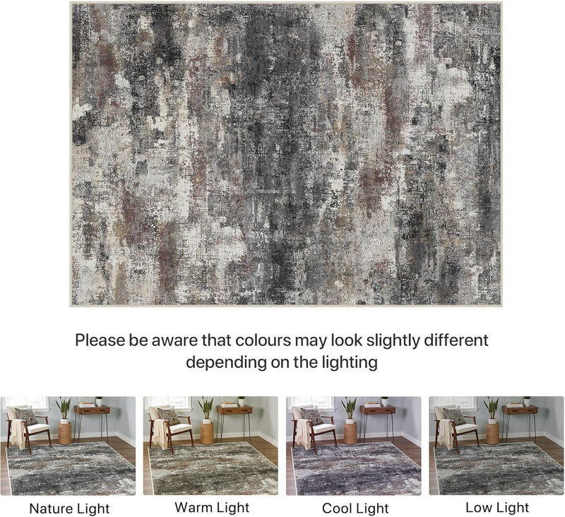 Xl Washable Rug Abstract Area Rugs