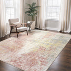 Xl Washable Rugs Abstract Area for Bedroom