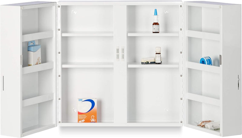 Xxl Medicine Cabinet Premium Locking W 2 Doors