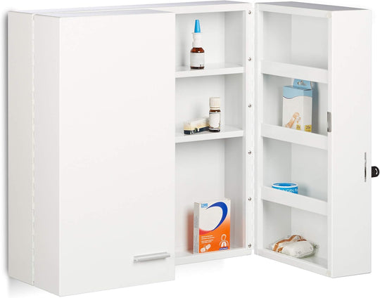 Xxl Medicine Cabinet Premium Locking W 2 Doors