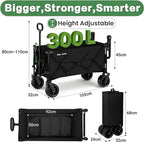 Xxxl Festival Trolley on Wheels 300L 250KG Push