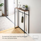 Yamazaki Tower Console Table Steel Wood Minimalist Design