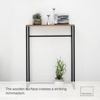 Yamazaki Tower Console Table Steel Wood Minimalist Design