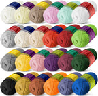 Yarn for Crocheting Soft Beginner Easy-To-See Stitches 24