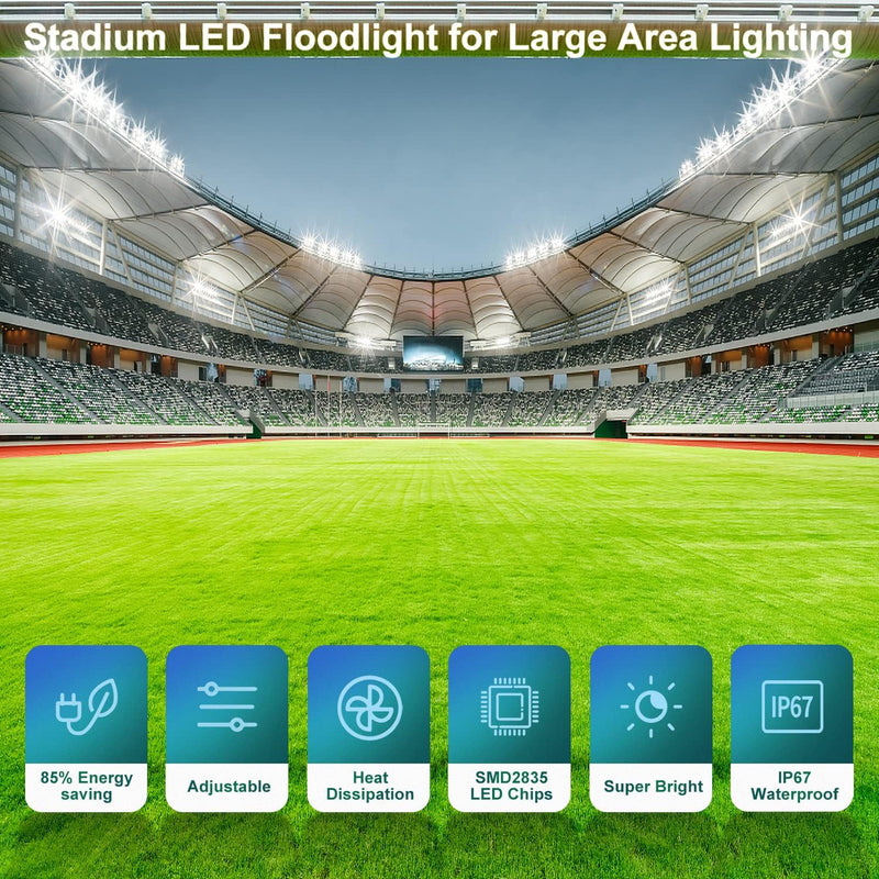 300W LED Floodlight 30000lm 3 in 1 Flood (2 Pack)