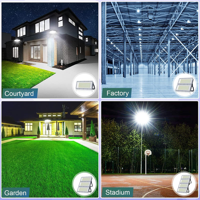 300W LED Floodlight 30000lm 3 in 1 Flood (2 Pack)