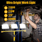 Yofuly LED Work Light with Tripod 21000lm 3