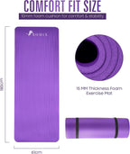 Yoga Mat 15MM Thick Foam Exercise Non