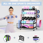 Yoga Mat Storage Racks Home Gym Rack