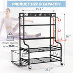 Yoga Mat Storage Racks Home Gym Rack