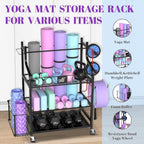 Yoga Mat Storage Racks Home Gym Rack