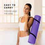 Yoga Mat Thick Mats for Women Men High-Density