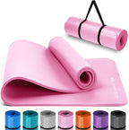 Yoga Mat Thick Mats for Women Men High-Density