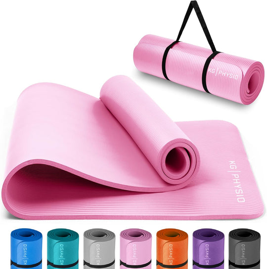 Yoga Mat Thick Mats for Women Men High-Density