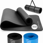 Yoga Mat Thick Mats for Women Men High-Density