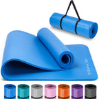 Yoga Mat Thick Mats for Women Men High-Density