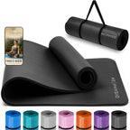 Yoga Mat Thick Mats for Women Men High-Density