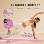 Yoga Mat Thick Mats for Women Men High-Density