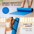 Yoga Mat Thick Mats for Women Men High-Density