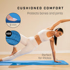 Yoga Mat Thick Mats for Women Men High-Density