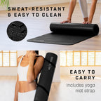 Yoga Mat Thick Mats for Women Men High-Density