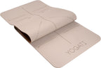 Yoga Mat with Alignment Lines. Mats Carry Strap