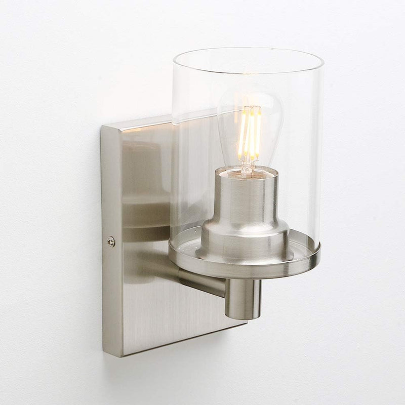 Lighting Pack of 2 Modern Glass Wall Lights