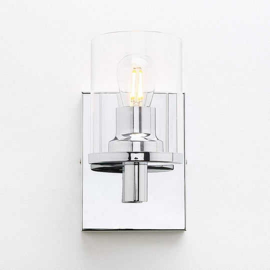 Lighting Pack of 2 Modern Glass Wall Lights