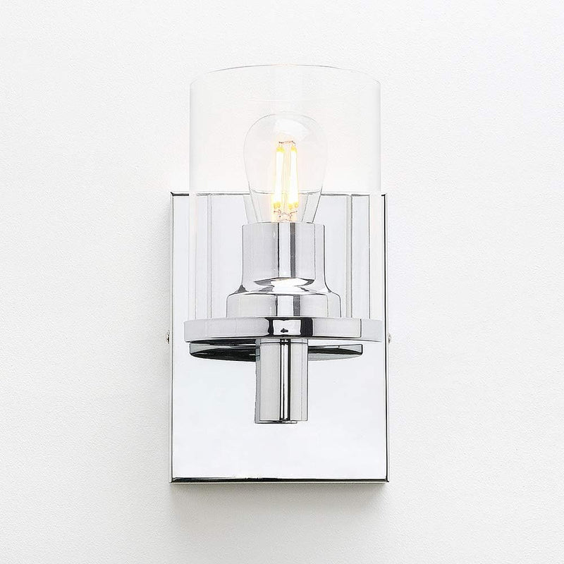 Lighting Pack of 2 Modern Glass Wall Lights