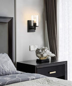 Lighting Pack of 2 Modern Glass Wall Lights
