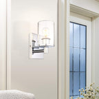 Lighting Pack of 2 Modern Glass Wall Lights