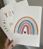 You Are My Sunshine Unframed Prints with Rainbow (Set of 3)
