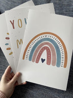 You Are My Sunshine Unframed Prints with Rainbow (Set of 3)