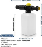 Yuet Jet Bottle Snow Foam Lance Cannon Washer