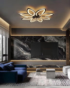 35.4" Ceiling Fans with Lights and Remote LED