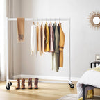 Z Clothes Rack with Cover Metal