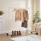 Z Clothes Rack with Cover Metal