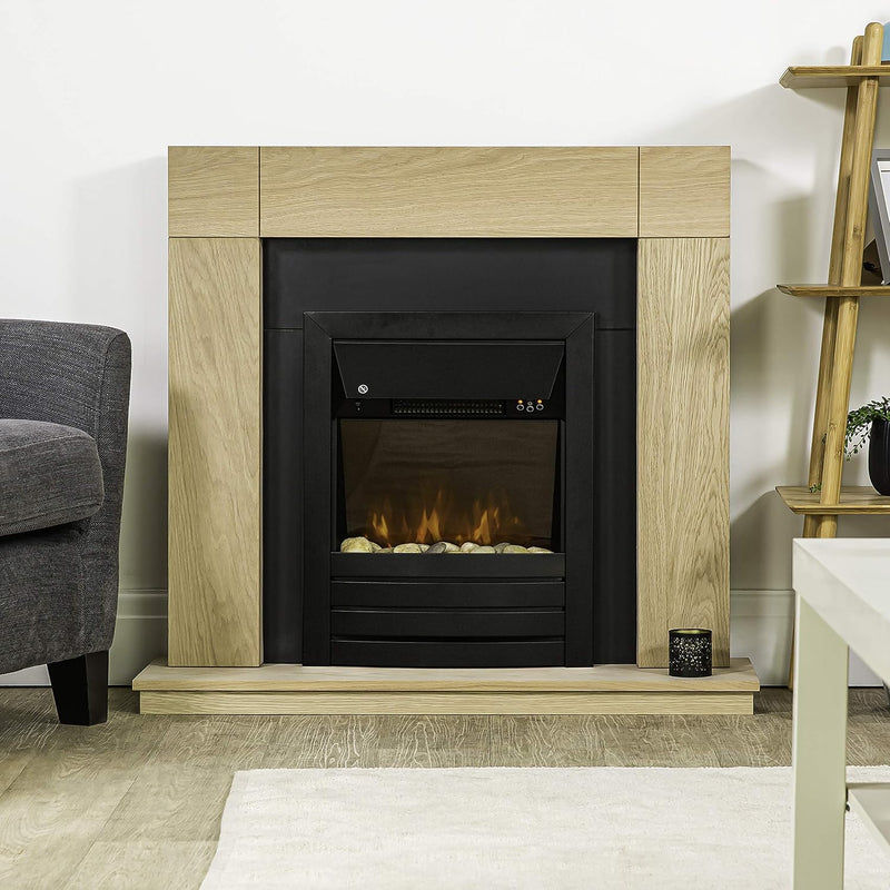 2KW Stainless Steel Electric Inset Fire Stove