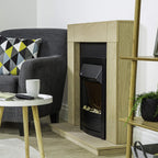 2KW Stainless Steel Electric Inset Fire Stove