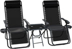 Zero Gravity Chair Folding Sun Loungers Recliner Garden