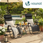 Zero Gravity Chair Folding Sun Loungers Recliner Garden