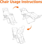 Zero Gravity Chair with Side Table for Relaxing (Set of 2)