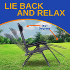 Zero Gravity Lounge Chair Adjustable Recliners (Set of 2)
