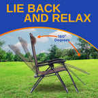 Zero Gravity Lounge Chair Adjustable Recliners (Set of 2)