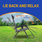 Zero Gravity Lounge Chair Adjustable Recliners (Set of 2)