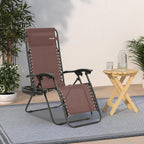 Zero Gravity Lounge Chair Adjustable Recliners (Set of 2)