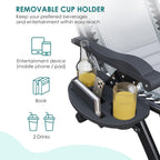 Zero Gravity Chair with Canopy Folding Reclining Garden