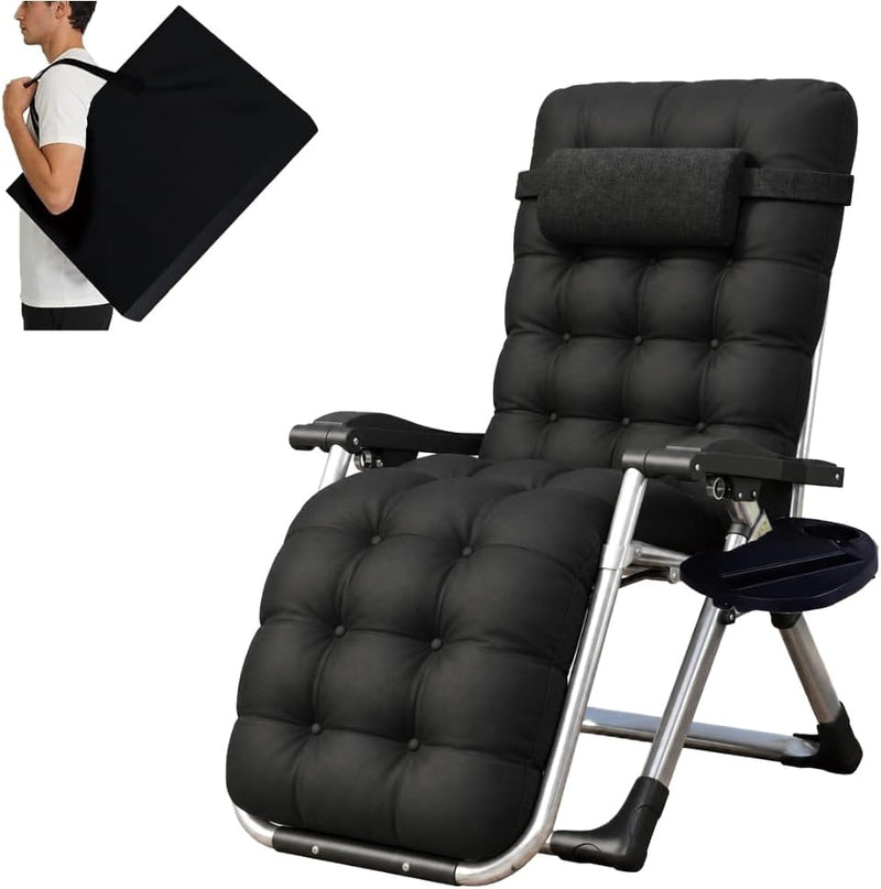 Zero Gravity Reclining Sun Lounger Chair with 10CM