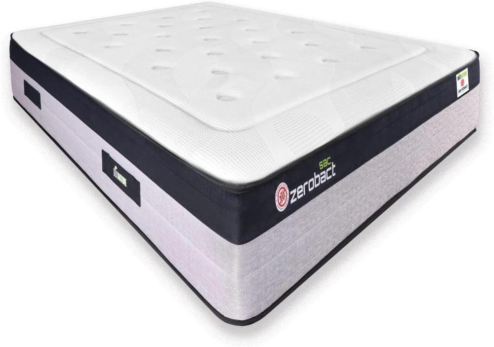 Zerobact Pocket Spring Memory Foam Mattress Bag High