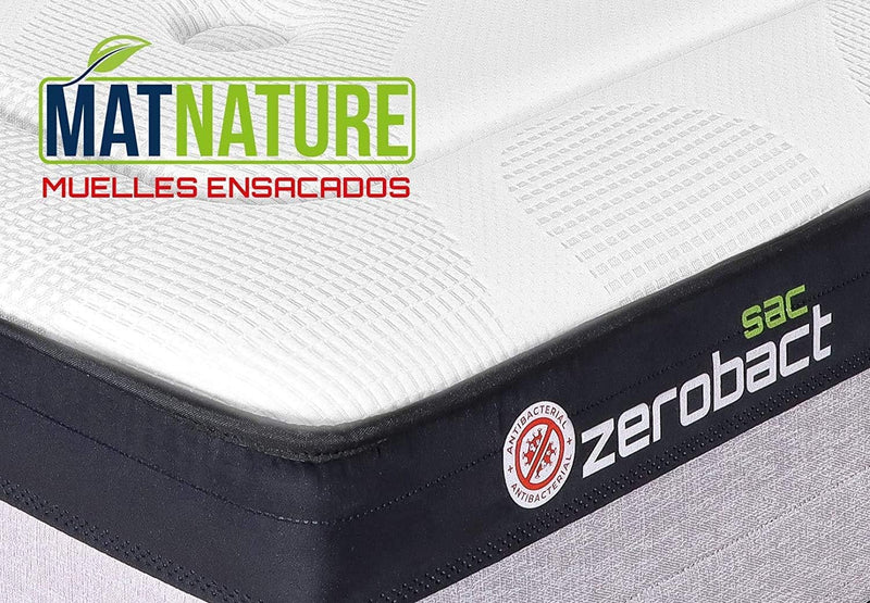 Zerobact Pocket Spring Memory Foam Mattress Bag High
